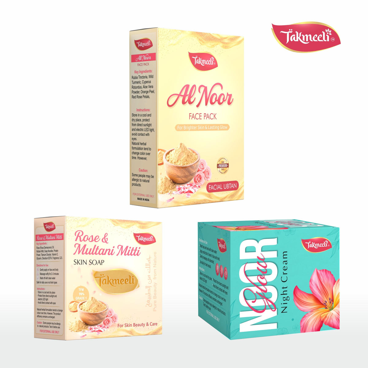 Deenifiqr -Takmeeli Glow Facial Kit Combo